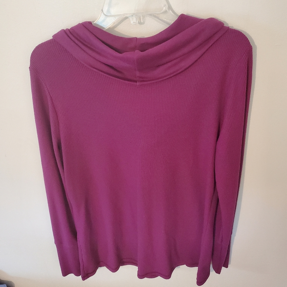a.n.a Maroon Cowl Neck Thermal - Picture 6 of 7